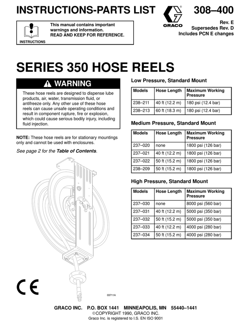 Graco 350 Series Operation manual