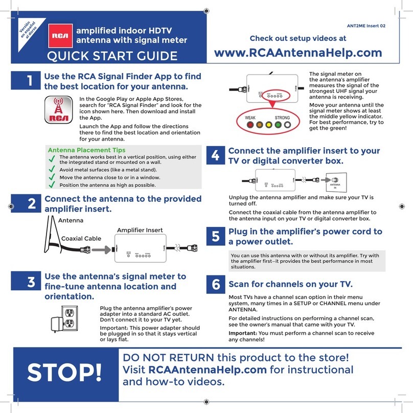 RCA ANT2ME User manual