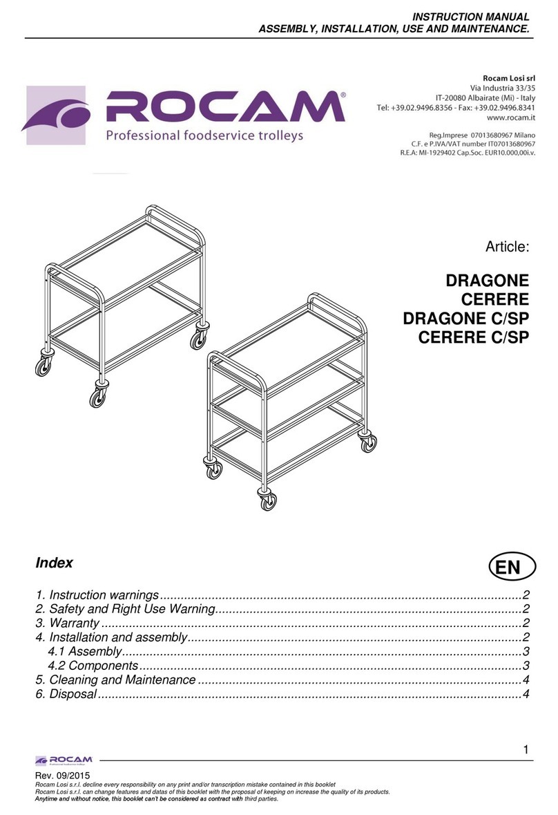 ROCAM DRAGONE instruction manual