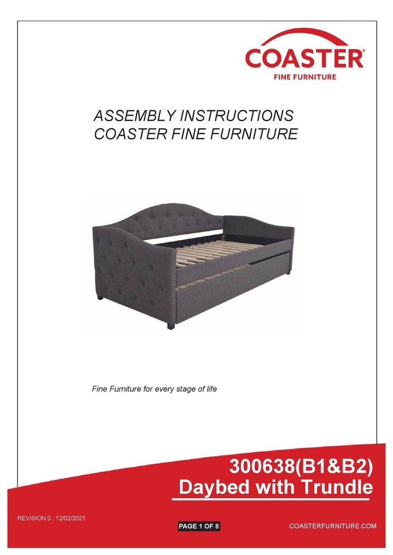 Coaster Sadie 300638 User manual Coaster Sadie 300638 User manual