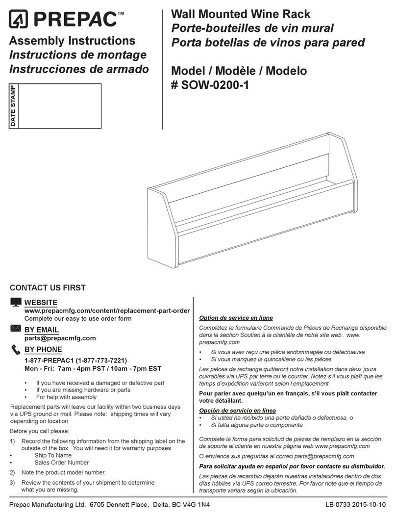 Prepac SOW-0200-1 Assembly instructions