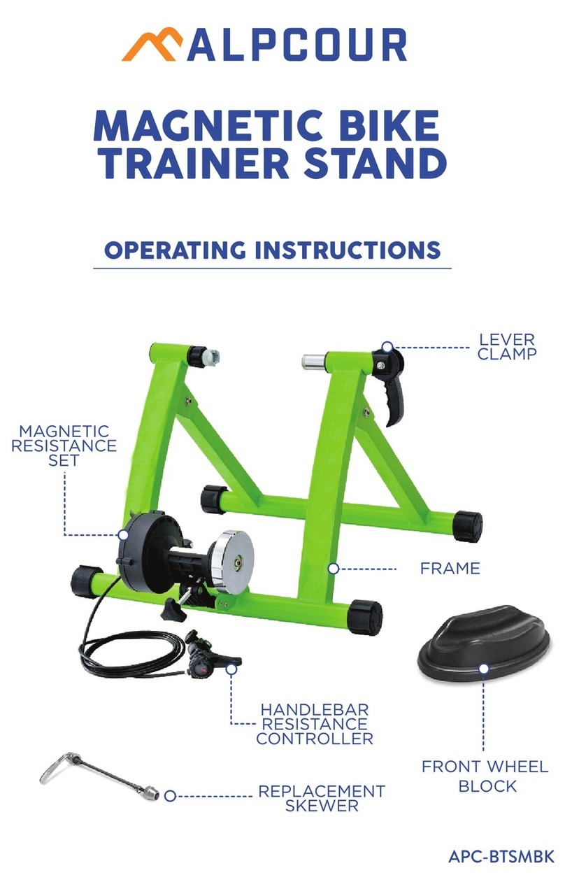 ALPCOUR MAGNETIC BIKE operating instructions