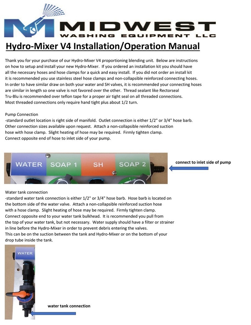 Midwest V4 Installation & operation manual