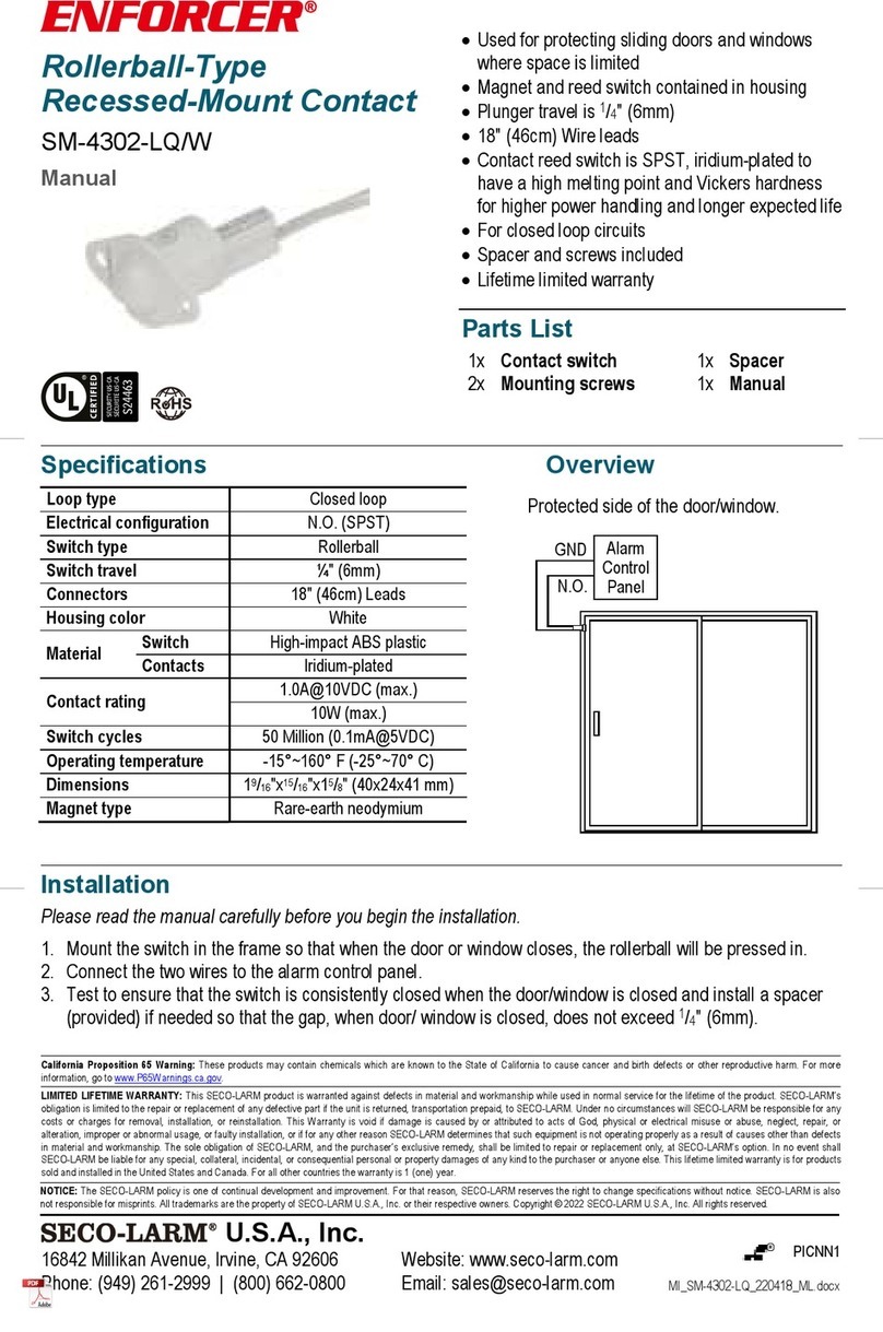 ENFORCER SM-4302-LQ/W manual
