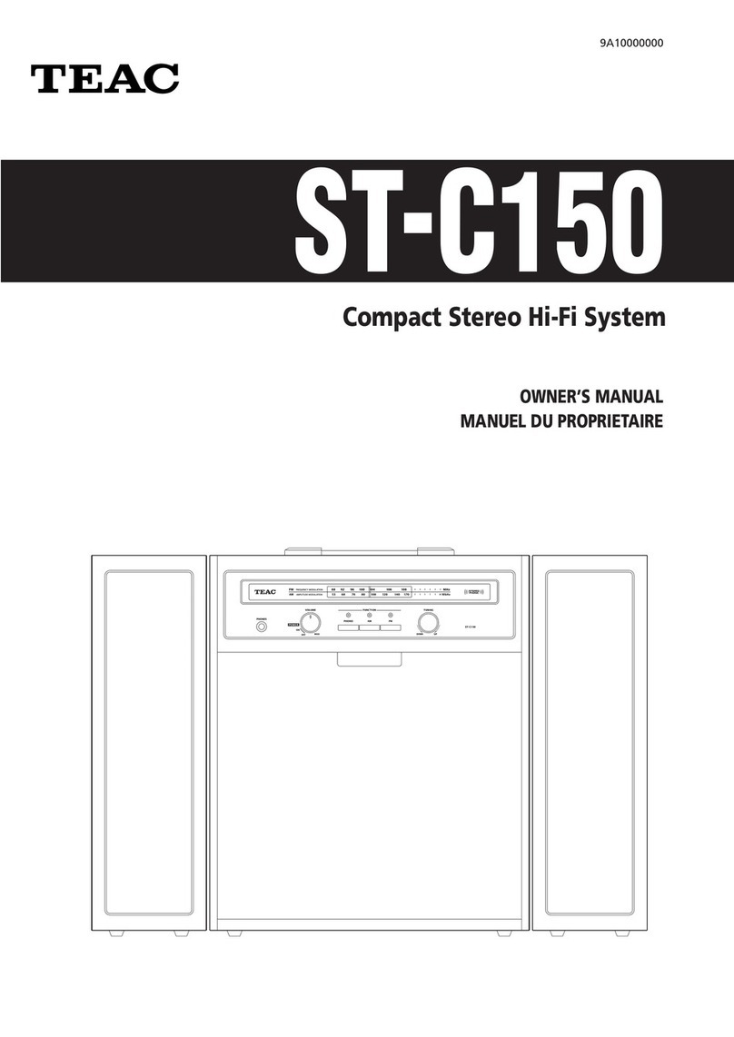 Teac ST-C150 owner's manual