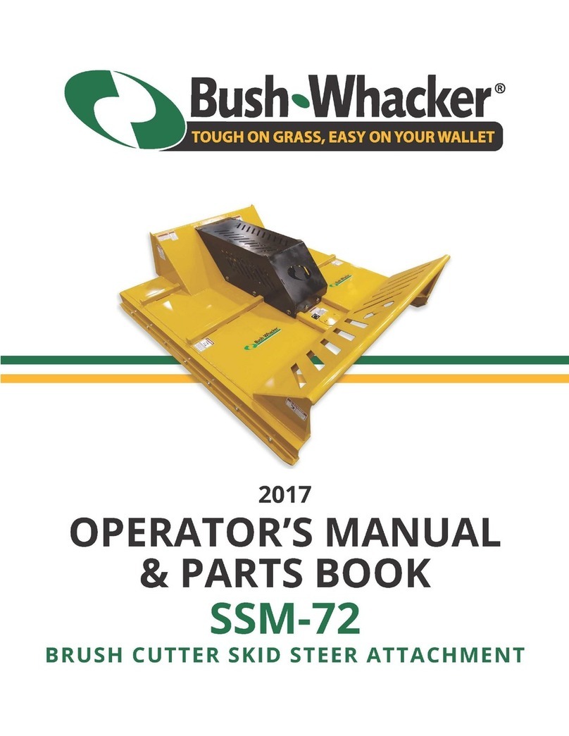 Bush-whacker SSM-72 User manual