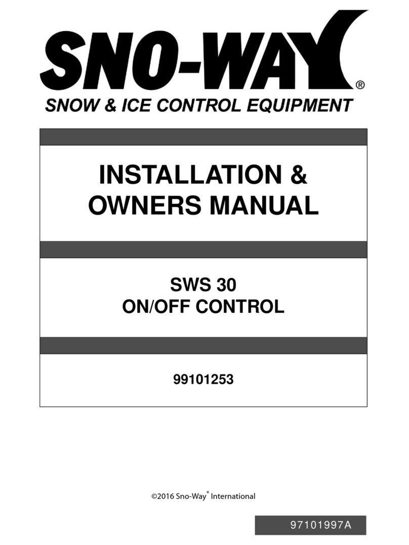 Sno-Way SWS 30 Operating instructions