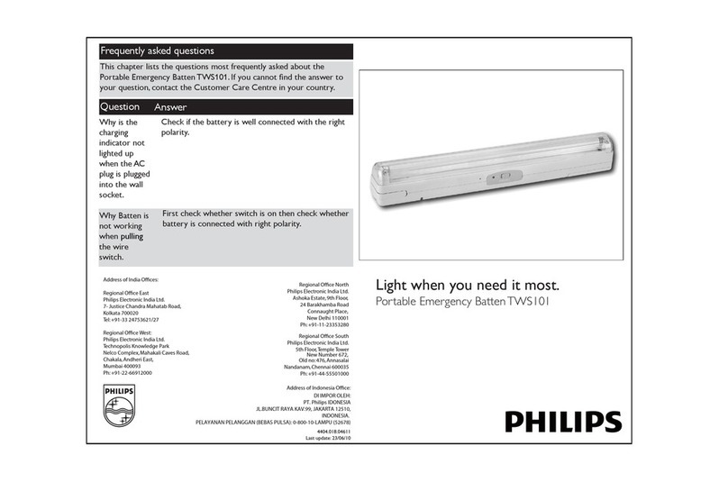 Philips TWS101 quick start guide