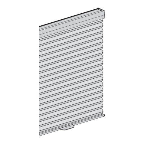 LuxaFlex Duette Honeycomb Shades Parts list manual