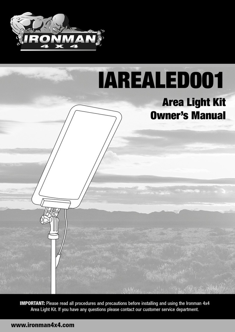 Ironman4x4 IAREALED001 owner's manual