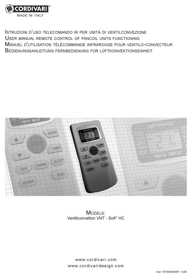 Cordivari Sofi HC user manual