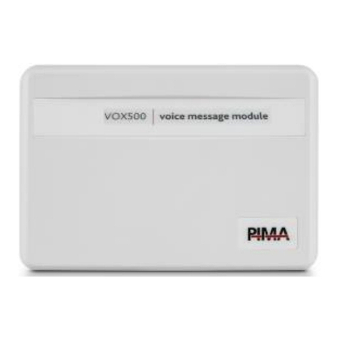 Pima VOX500 installation instructions