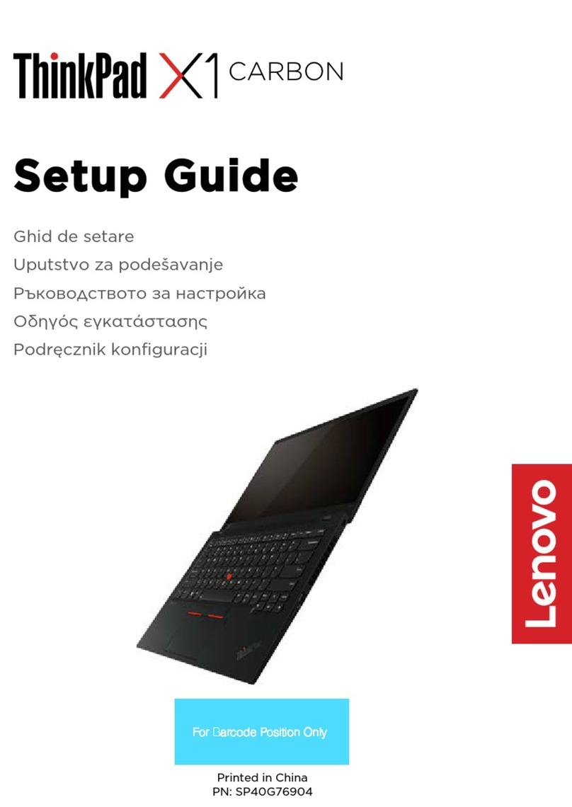 Lenovo ThinkPad X1 Carbon User manual Lenovo ThinkPad X1 Carbon User manual