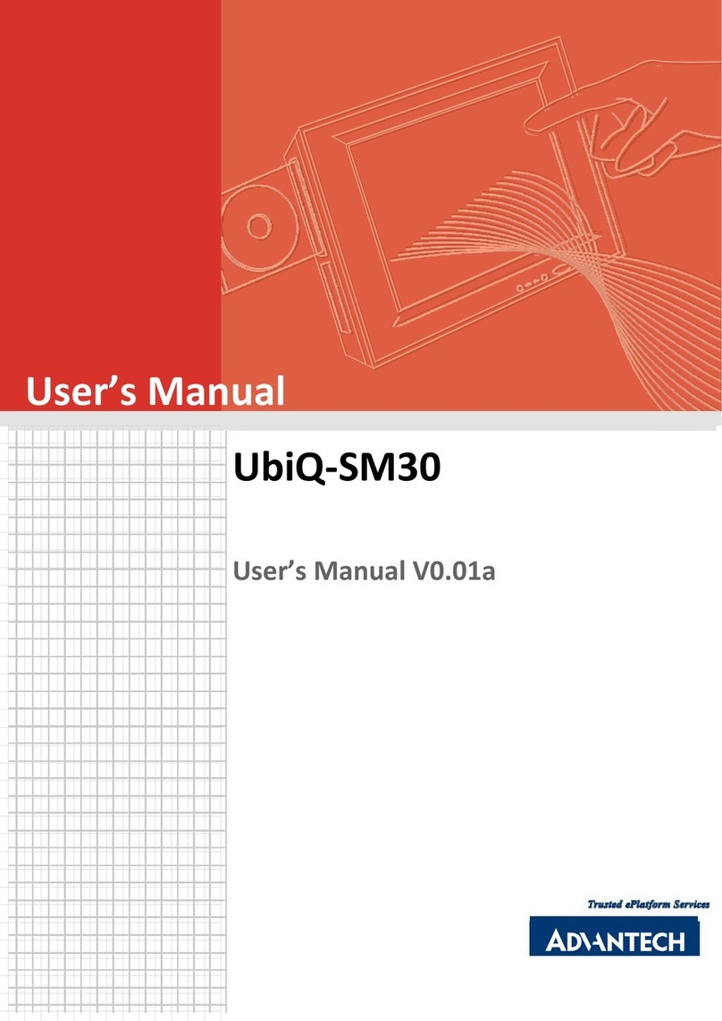 Advantech UbiQ-SM30 User manual