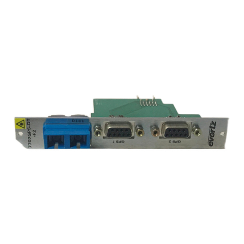 evertz 7707GPS-DT manual