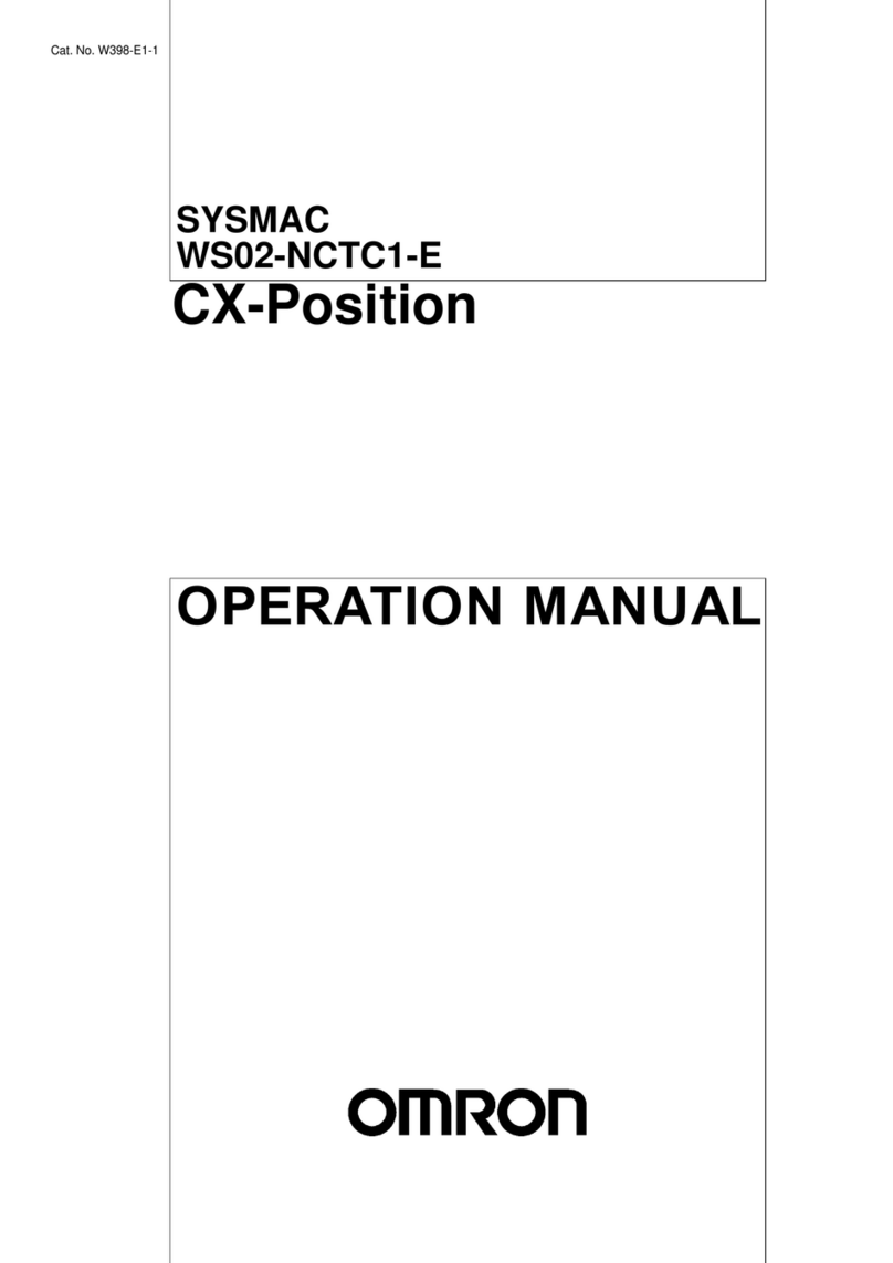 Omron SYSMAC W398-E1-1 User manual Omron SYSMAC W398-E1-1 User manual