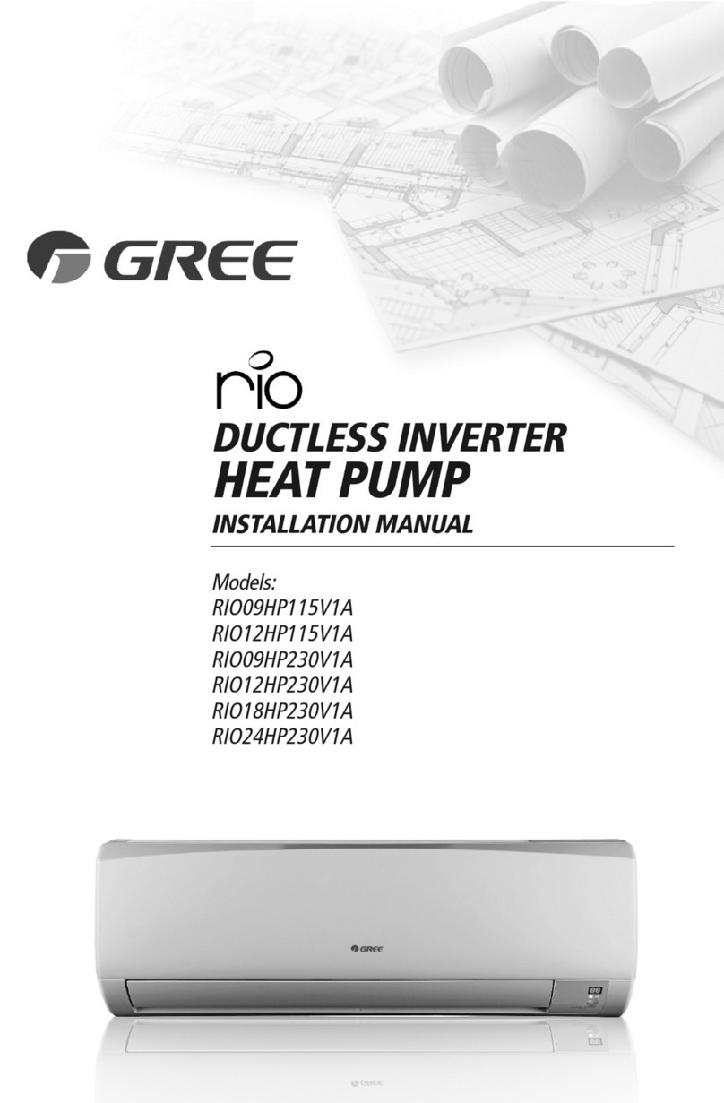 Gree RIO12HP230V1A installation manual