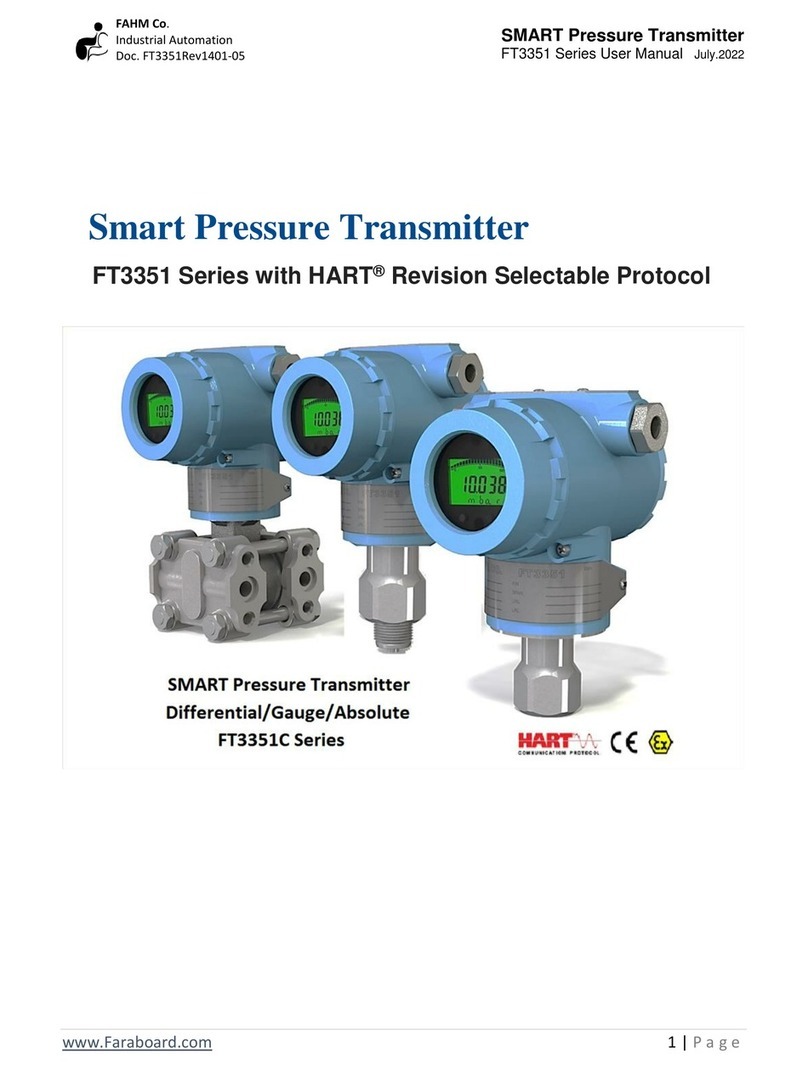 FAHM HART FT3351 Series manual