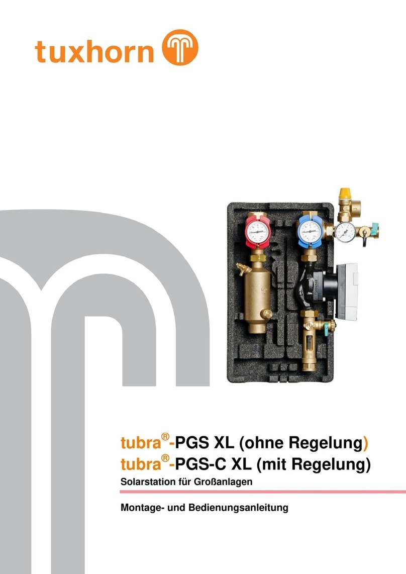 Tuxhorn tubra-PGS XL Assembly and operating instructions