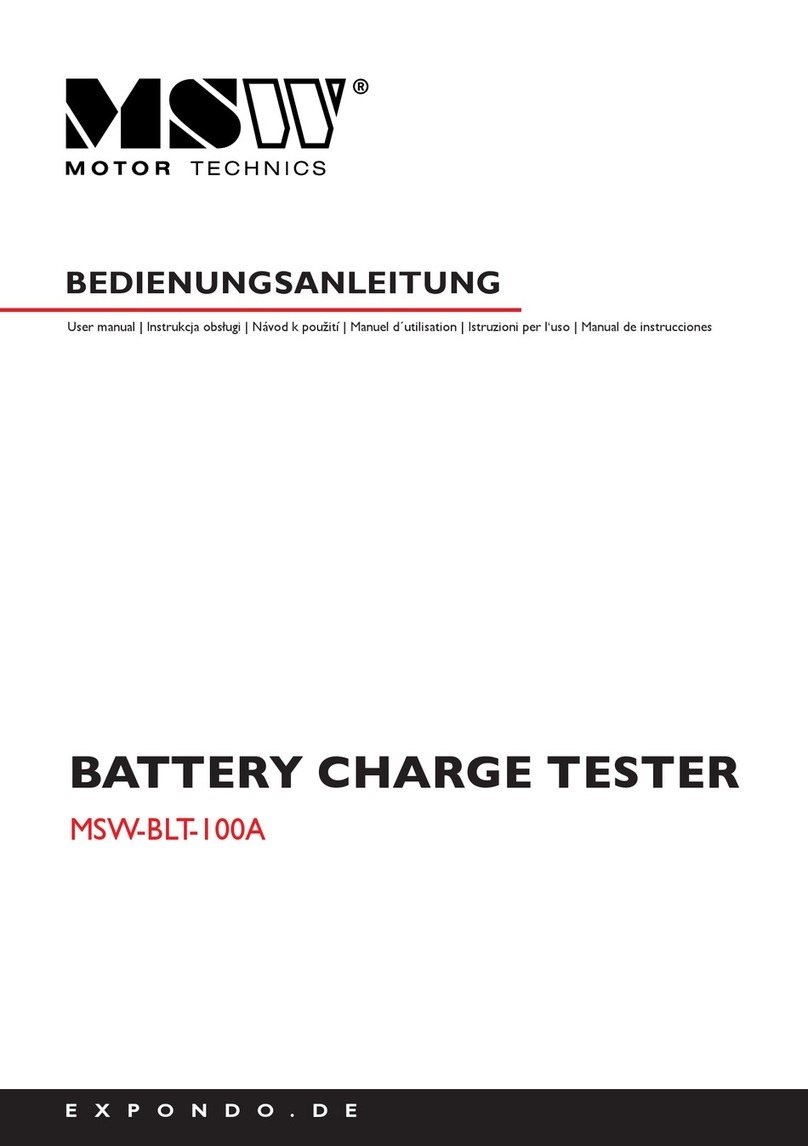 MSW Motor Technics MSW-BLT-100A user manual