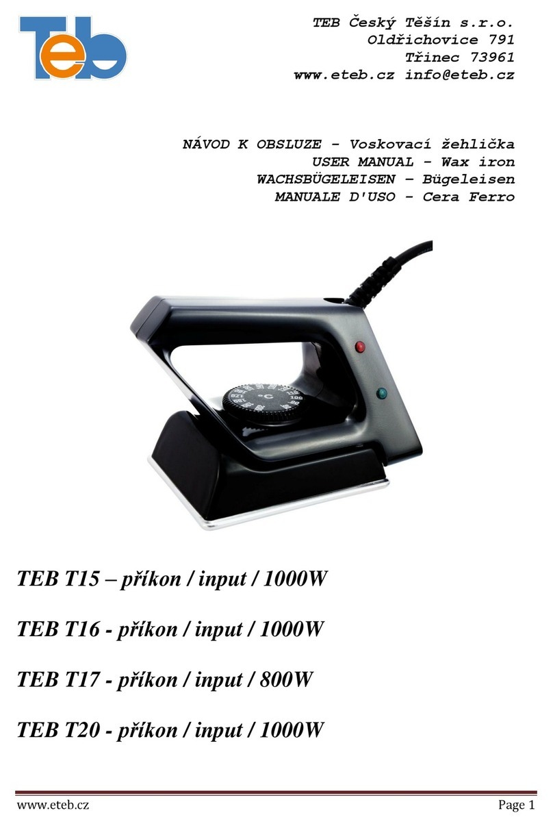 TEB T15 User manual