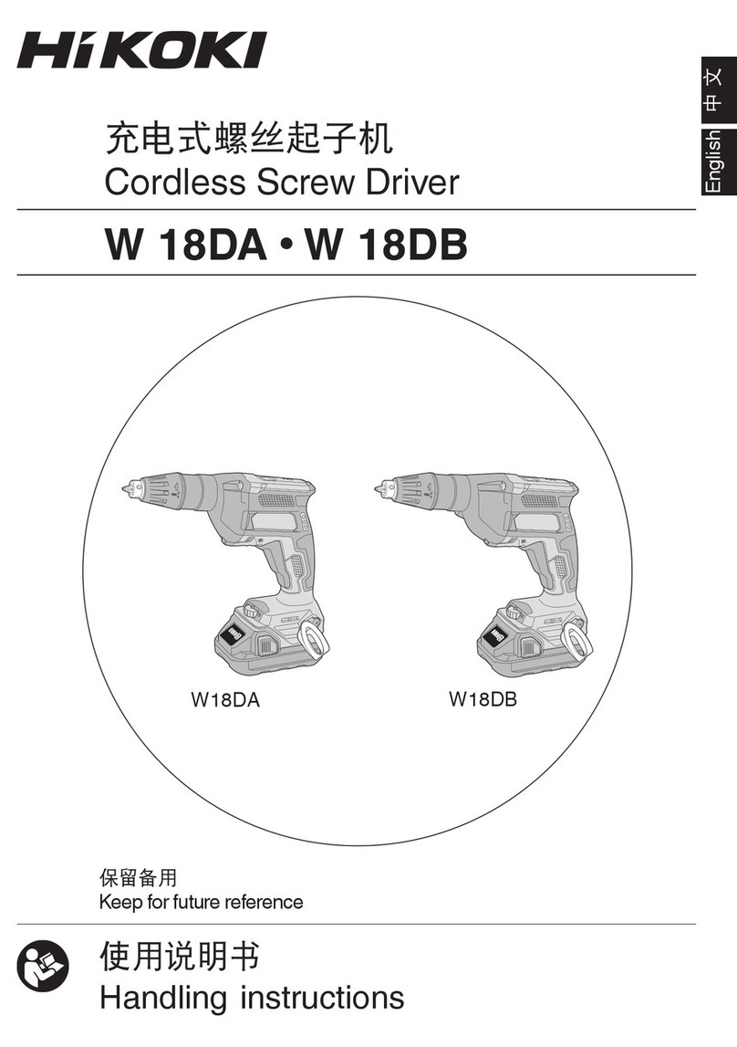 HIKOKI W 18DA User manual