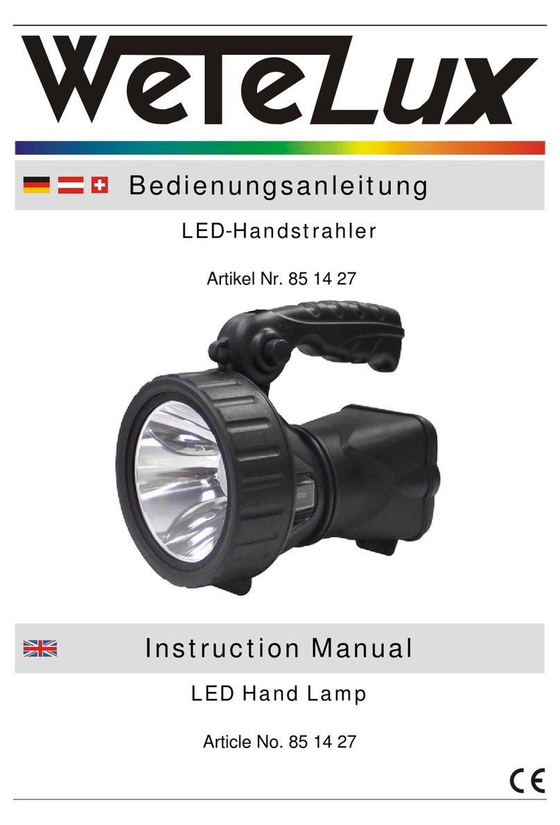 Wetelux 85 14 27 instruction manual