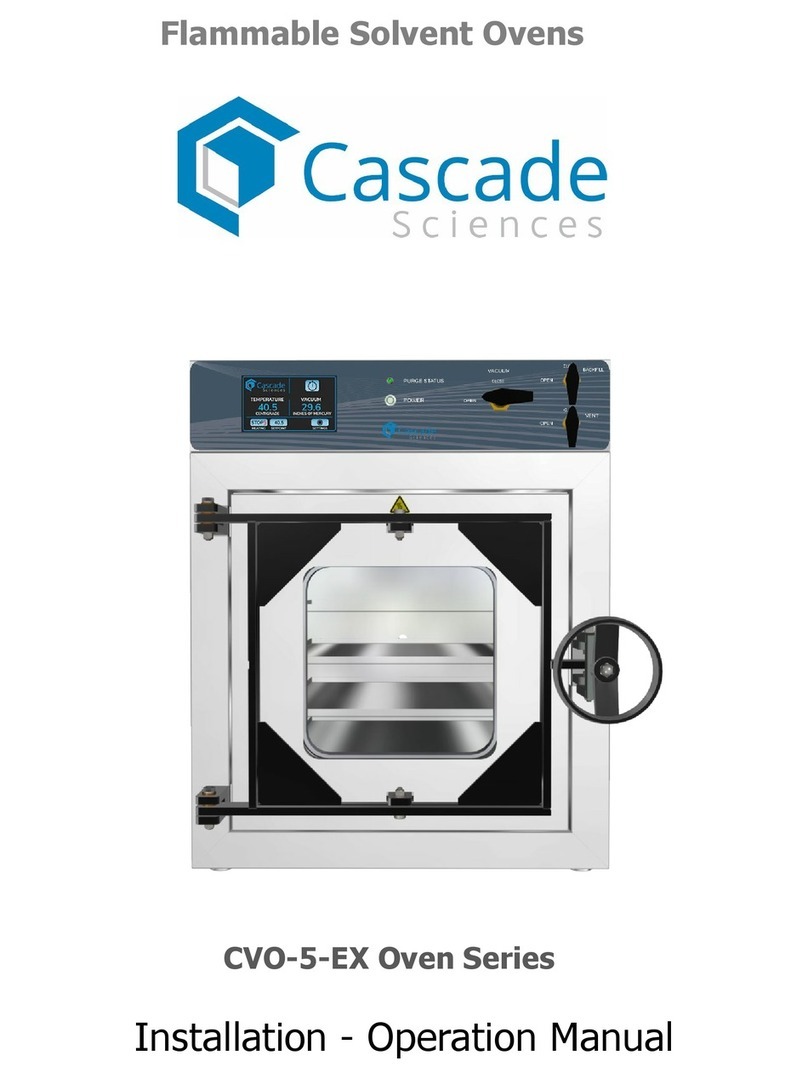 Cascade Sciences CVO-5-EX Series Installation & operation manual Cascade Sciences CVO-5-EX Series Installation & operation manual