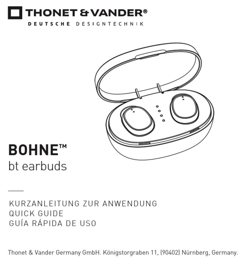 Thonet & Vander BOHNE quick guide