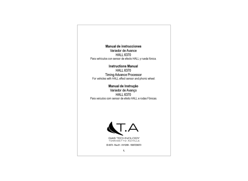 T.A HALL 6370 instruction manual