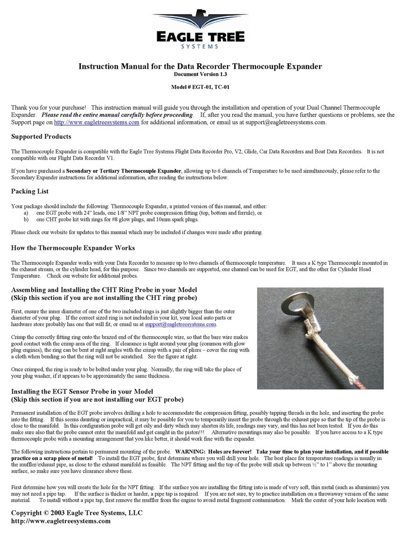 Eagle Tree Systems EGT-01 instruction manual