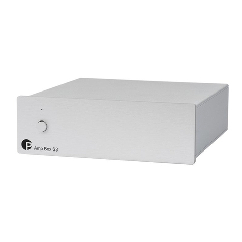 Box-Design Pro-Ject Amp Box S3 User manual