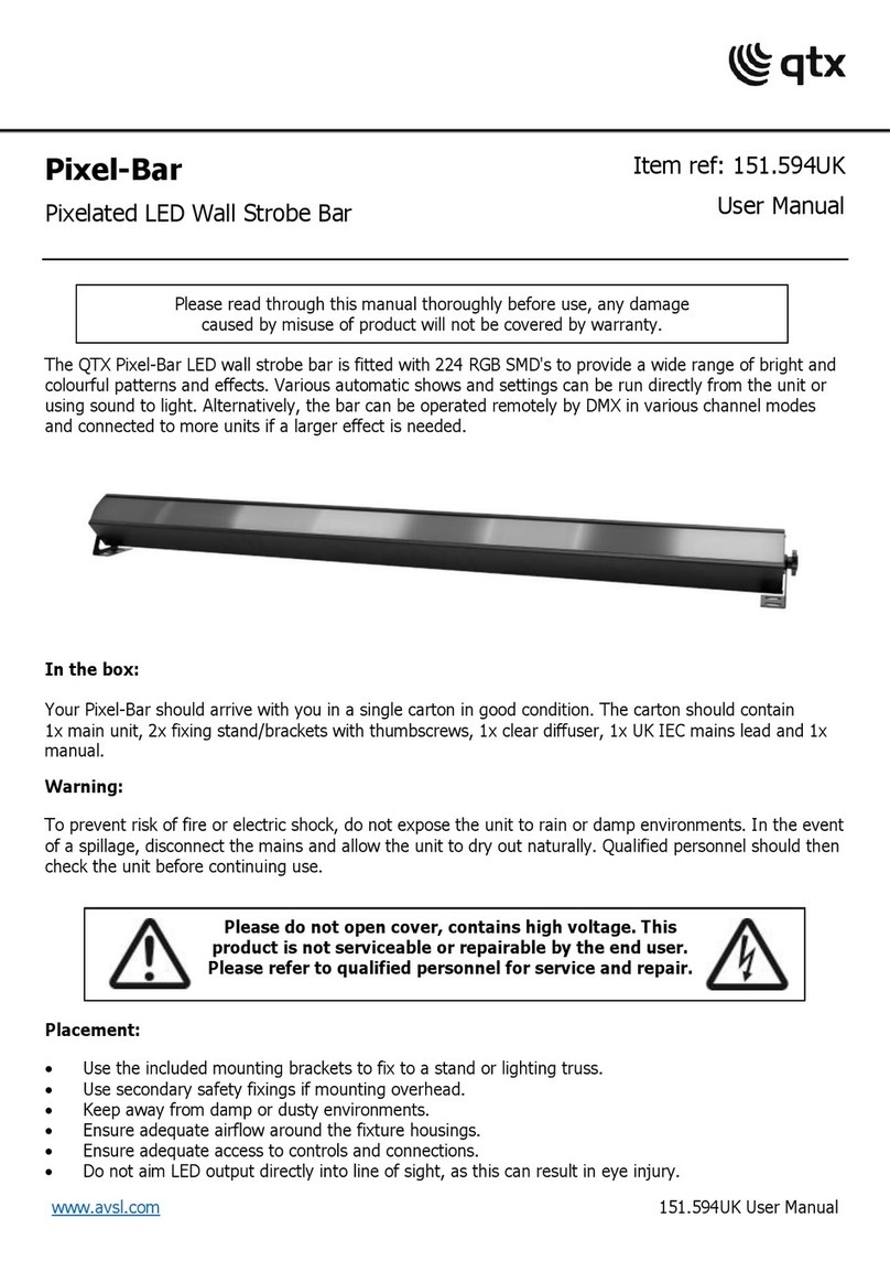 Qtx Pixel-Bar user manual