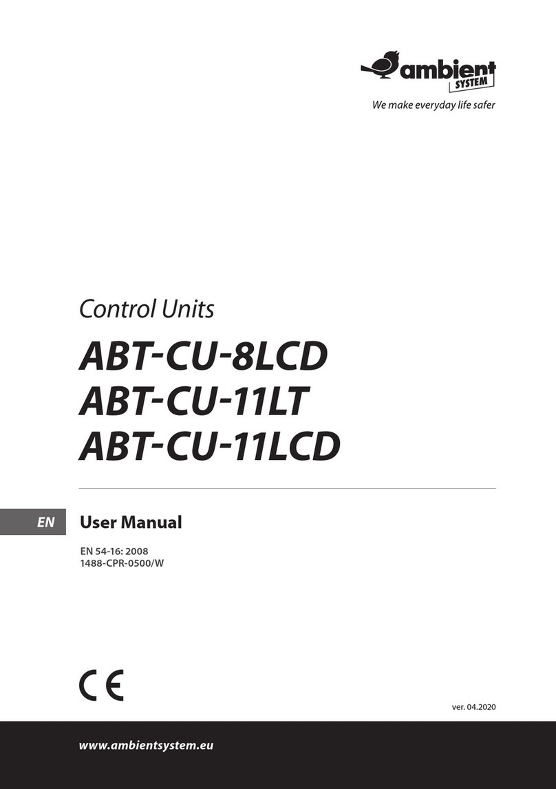 ambient SYSTEM ABT-CU-8LCD user manual