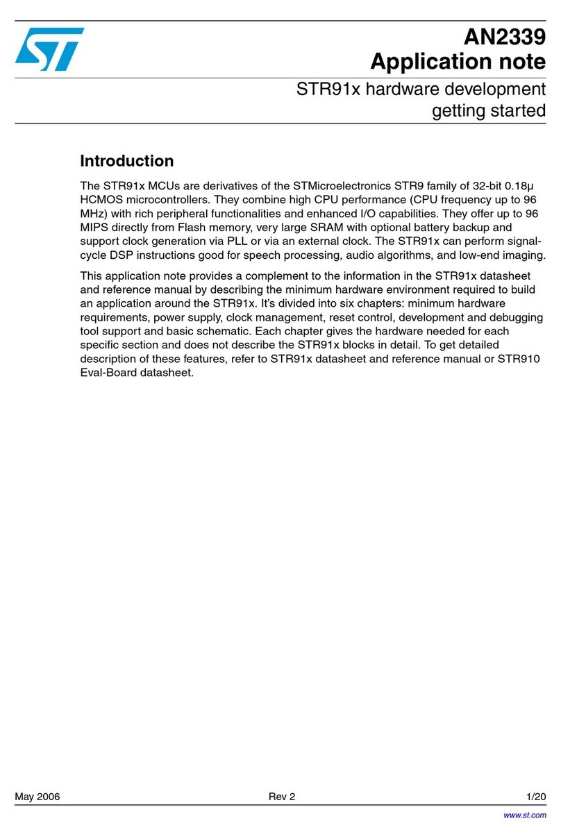 ST STR91 Series Application note