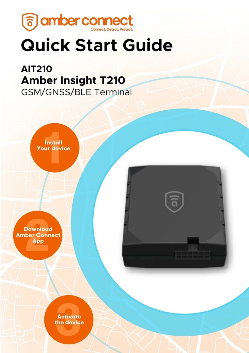 amber connect Insight T210 quick start guide
