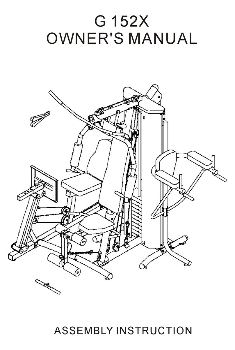 Justfit G 152X owner's manual