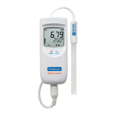 Hanna Instruments HI99162 instruction manual