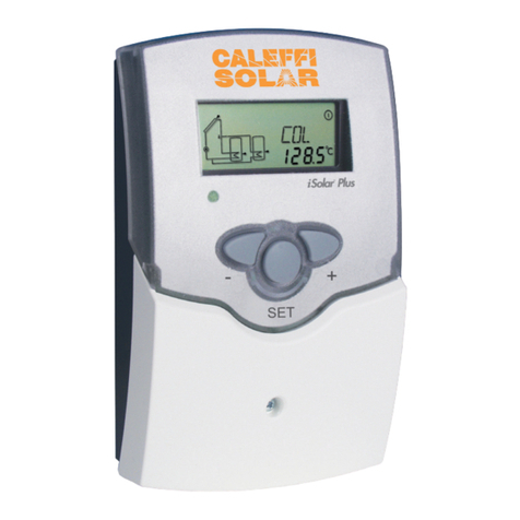 CALEFFI iSolar Plus manual
