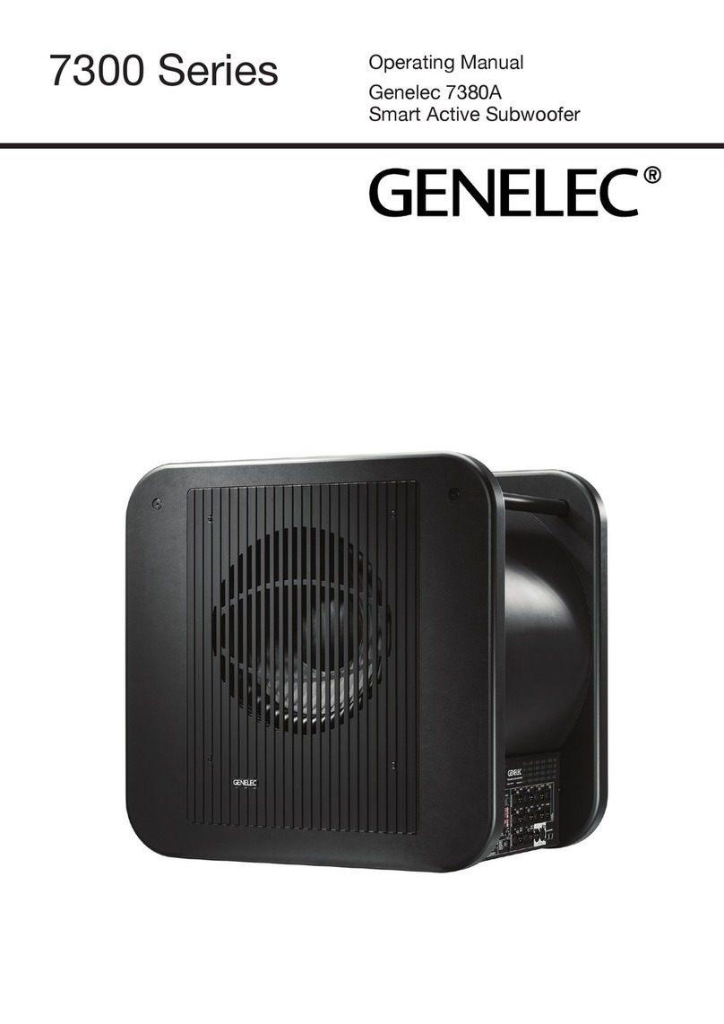 Genelec 7380AP User manual