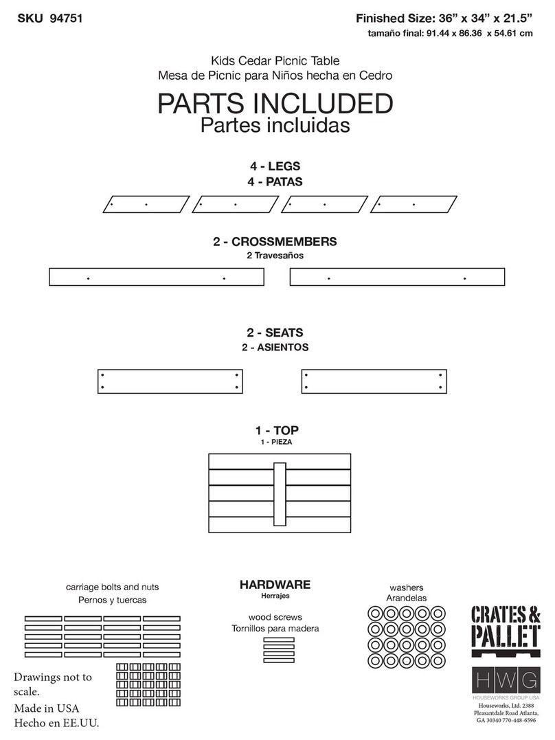 CRATES & PALLET 94751 Assembly instructions