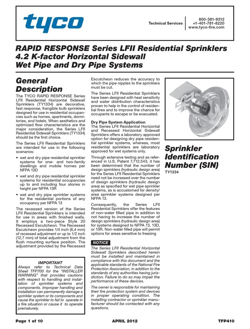 Tyco Rapidresponse LFII Series manual