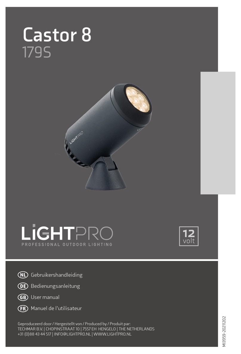 LightPro Castor 8 User manual