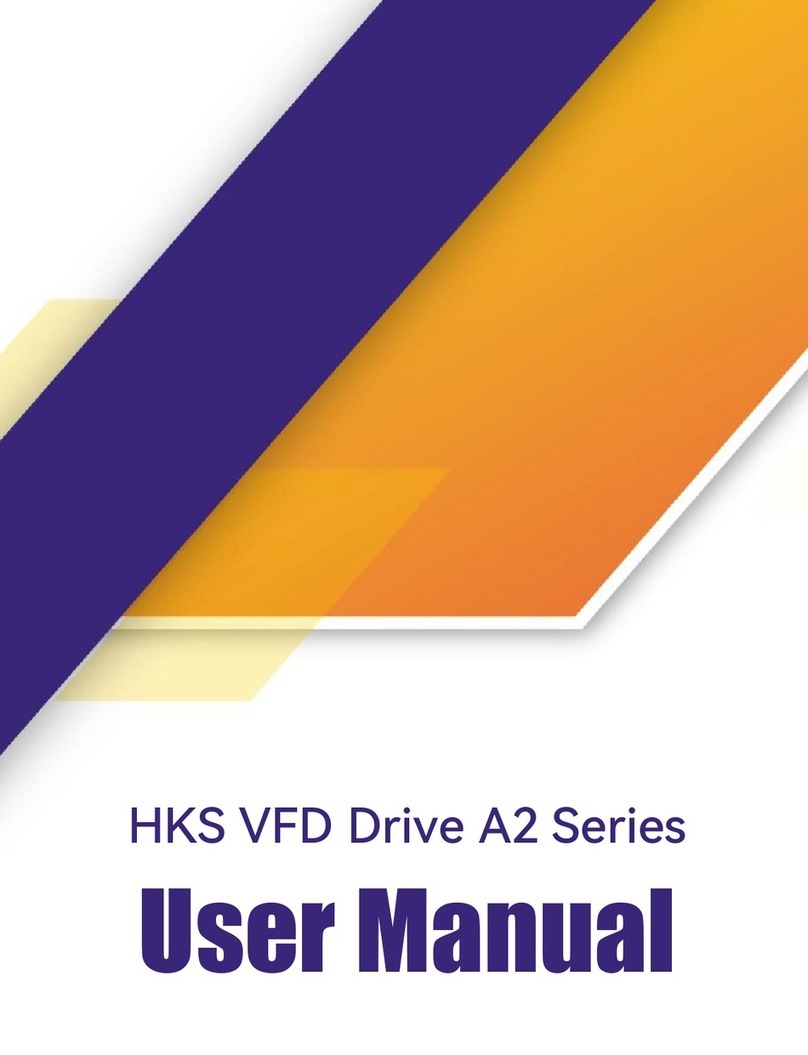 HKS VFD Drive A2 Series User manual