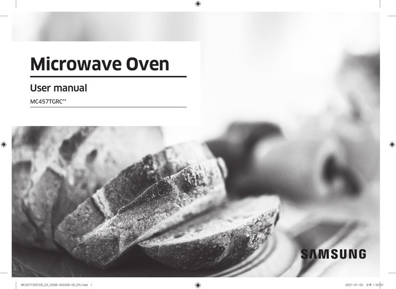 Samsung MC457TGRC Series User manual