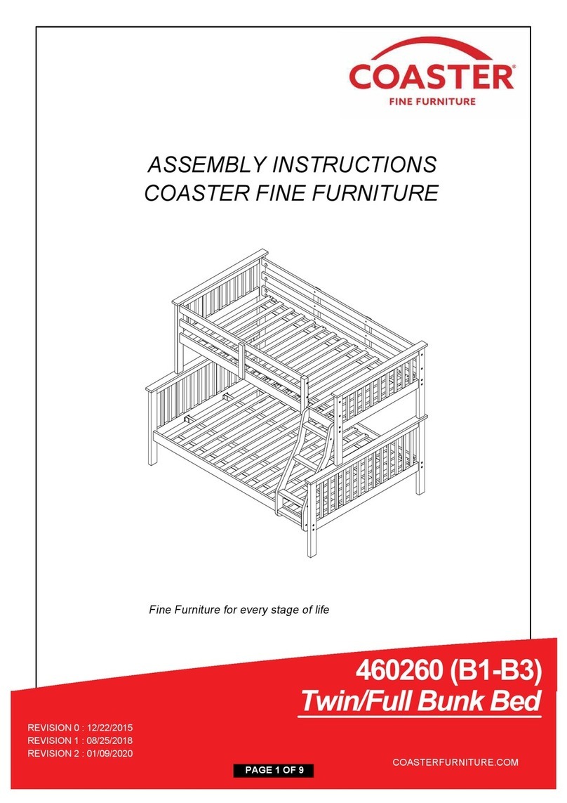 Coaster 460260 Assembly instructions