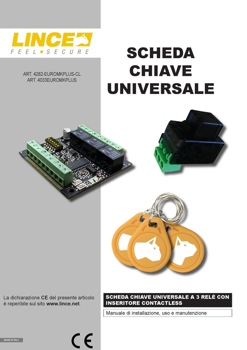 Lince 4282-EUROMKPLUS-CL manual