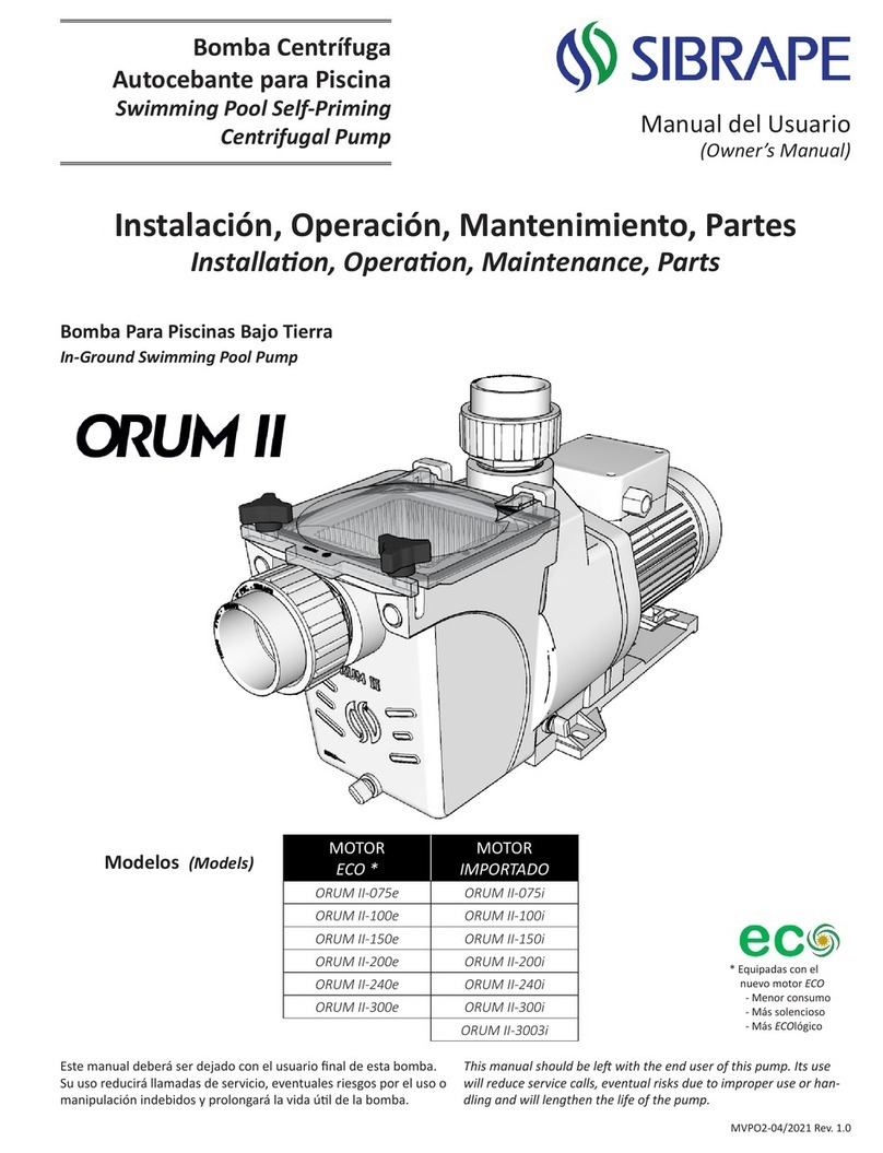 Vertex ORUM II Installation, operation, maintenance, parts