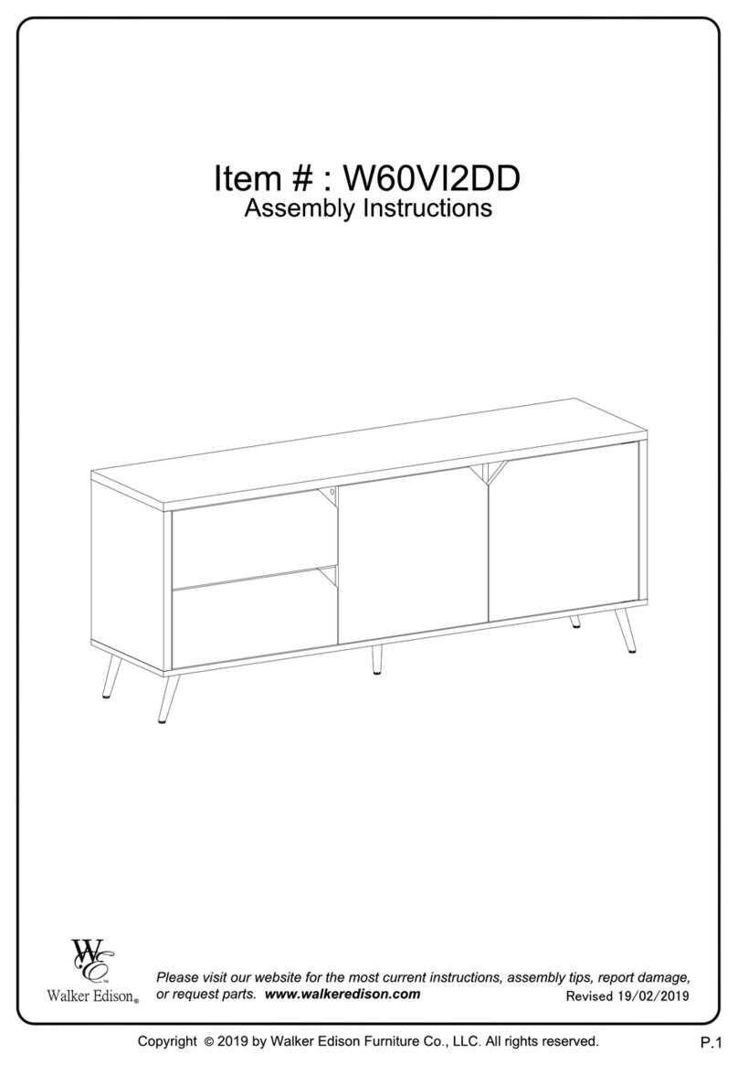 Walker Edison W60VI2DD User manual