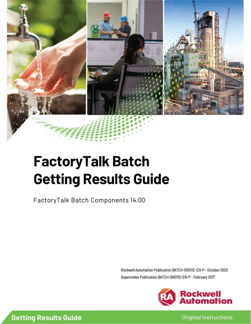 Rockwell Automation FactoryTalk Batch Original instructions